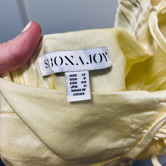 Shona Joy Yellow Wedding Dress - Picture 5 of 16
